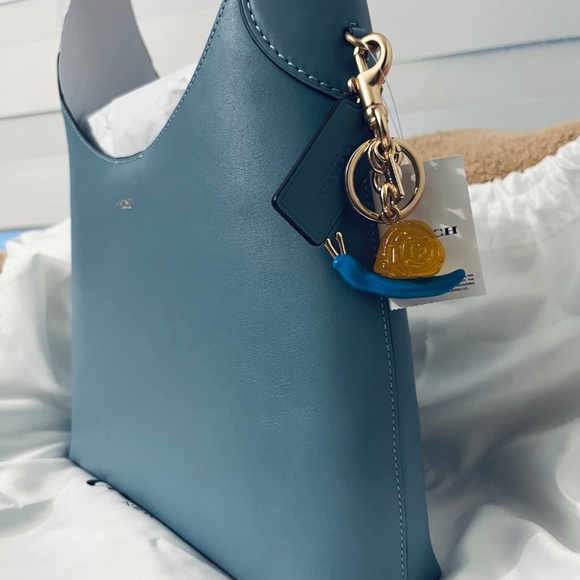 Authentic Coach Brooklyn Bag size 28 in Blue - Picture 8 of 10